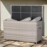 Havana Alumniium Large Storage Box in Brown Rattan Weave