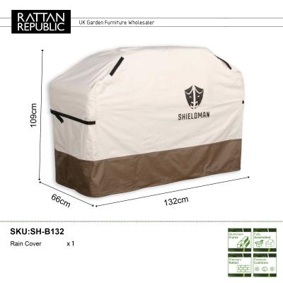 SH-B132-(132x66xH109cm) BBQ Heavy Duty Waterproof Cover for Barbecue