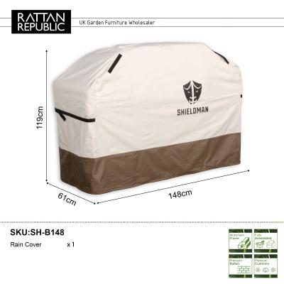 SH-B148-(148x61xH119cm) BBQ Heavy Duty Waterproof Cover for Barbecue