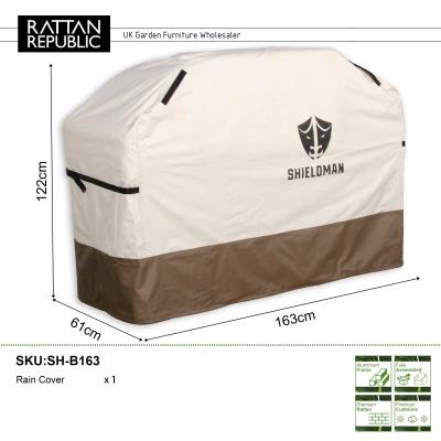 SH-B163-(163x61xH122cm) BBQ Heavy Duty Waterproof Cover for Barbecue