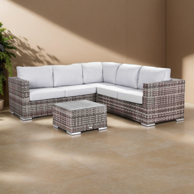 AURORA High Back  Corner Sofa Set with Coffee Table