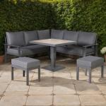 Titan Range Square Corner Sofa Set with Rising Table