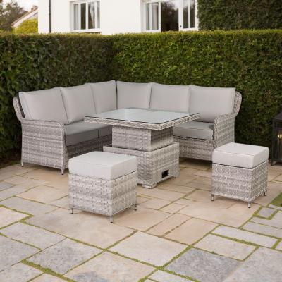 Havana Square Corner Set with Adjustable Table