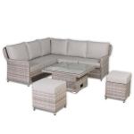 Havana Square Corner Set with Adjustable Table