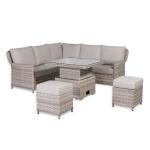 Havana Square Corner Set with Adjustable Table