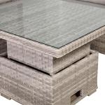 Havana Square Corner Set with Adjustable Table