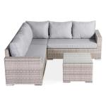 Aurora Range High Back Corner Sofa Set with Coffee Table