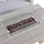 Aurora Range High Back Left Hand Corner Sofa Set with Fire Pit Rising Table