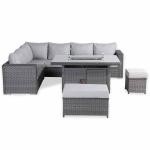 Catalina Range Modular Corner Sofa Set with Fire Pit Table