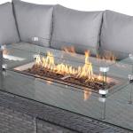 Catalina Range Modular Corner Sofa Set with Fire Pit Table