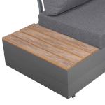 Titan Range Corner Sofa Set with Wood Top Coffee Table